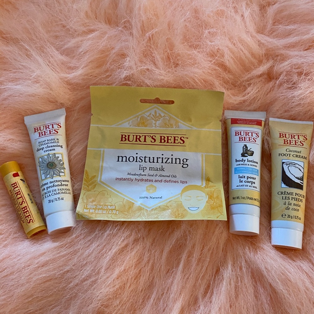 NEW!! Burt’s Bees bundle lot of cream, lotion, ect